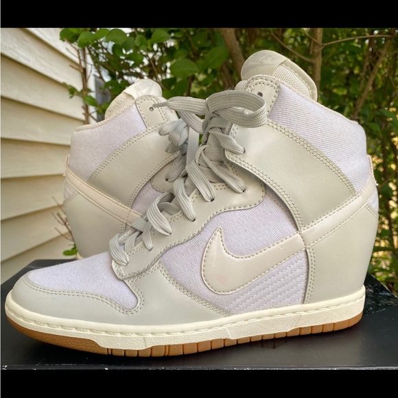 Nike Dunk Sky High Fun Wedge Sneakers - Picture 1 of 6